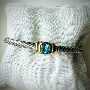Designer Inspired Cable Gem Bracelet